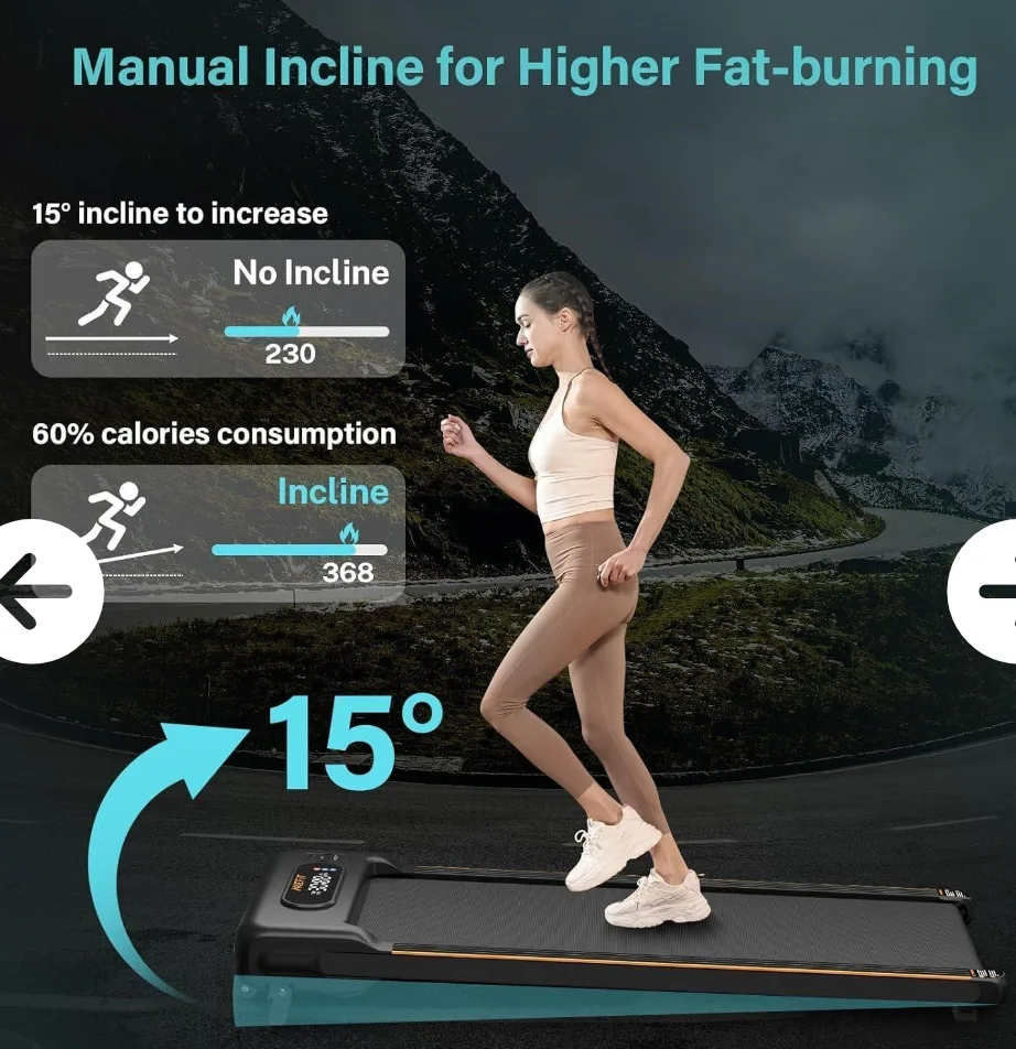 Treadmills Walking Pad Incline image indicator(2)