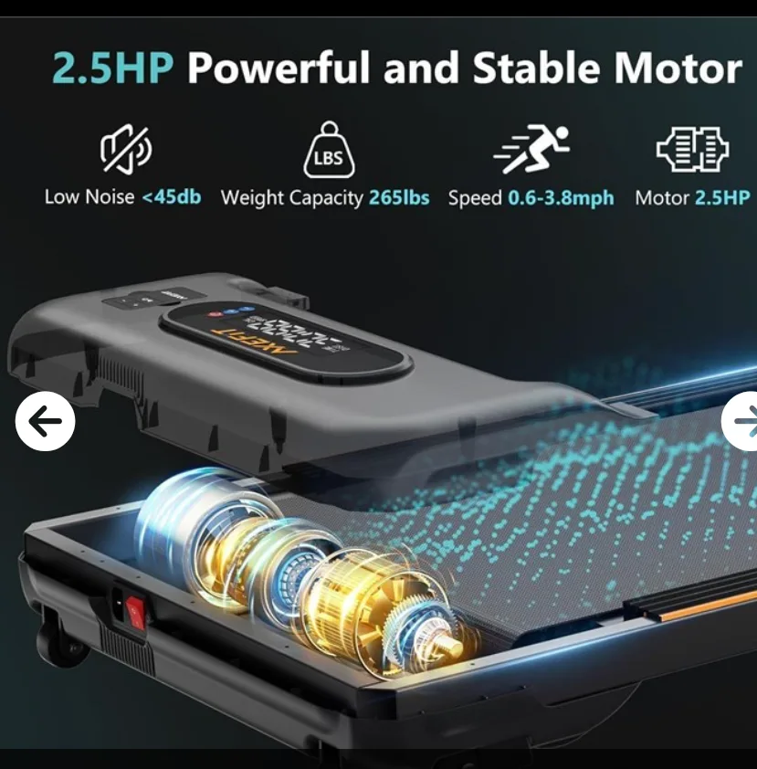 Treadmills Walking Pad Incline image indicator(3)