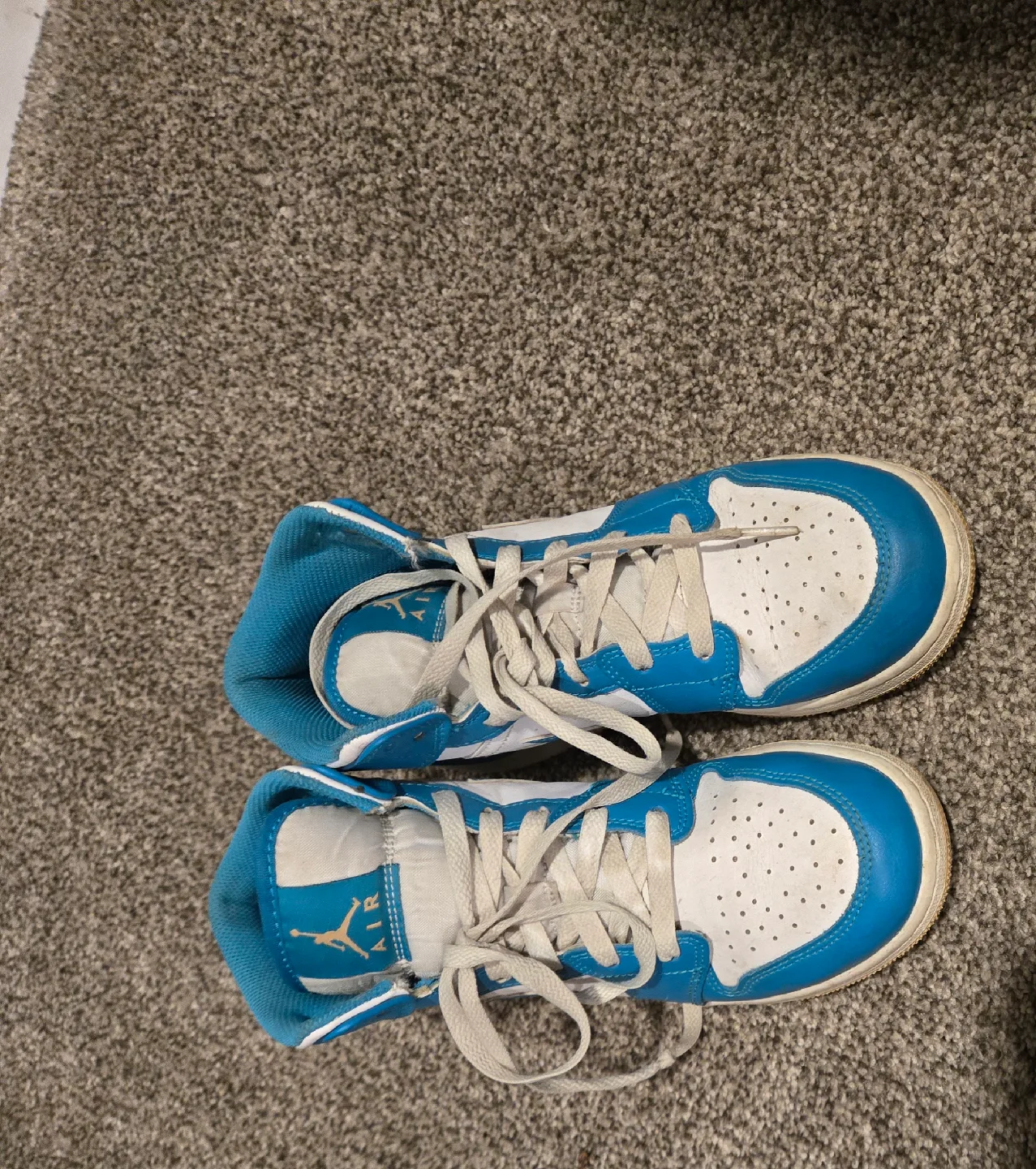 Air Jordan 1 Mid White/Blue 6y image indicator(3)