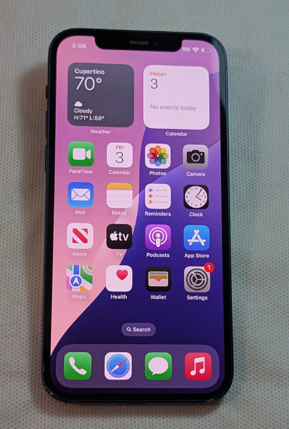 NICE BLUE APPLE iPhone 12 64GB FOR VERIZON NETWORK