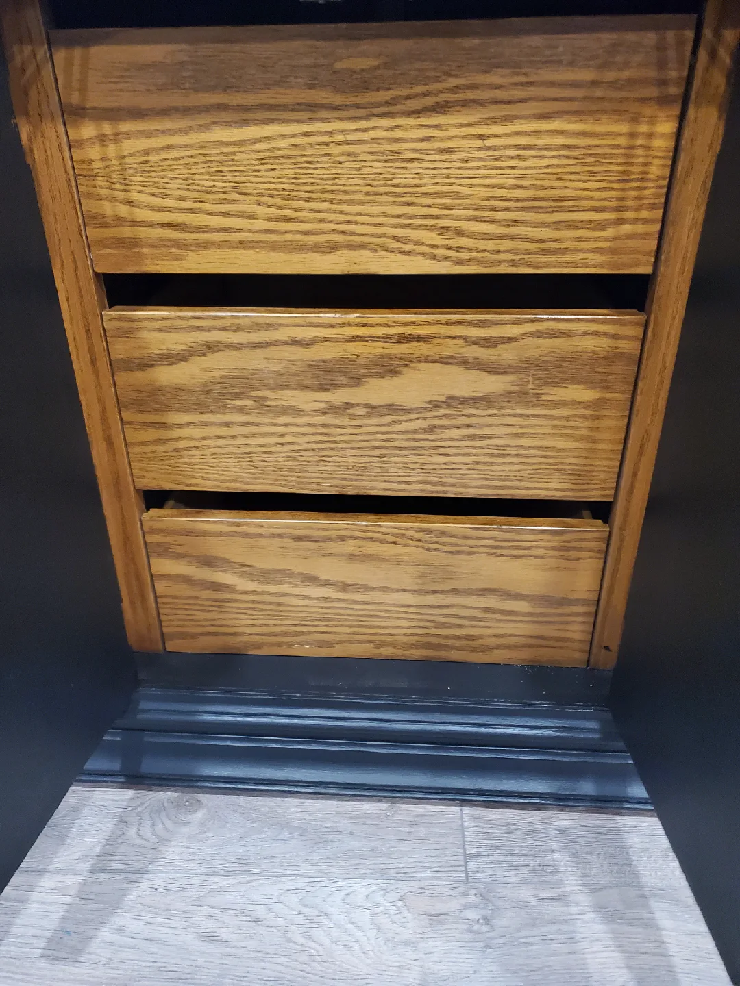 Black Dresser with Gold Handles image indicator(3)