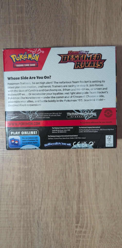 New Pokémon TCG Scarlet & Violet Destined Rivals Booster Box - photo 2