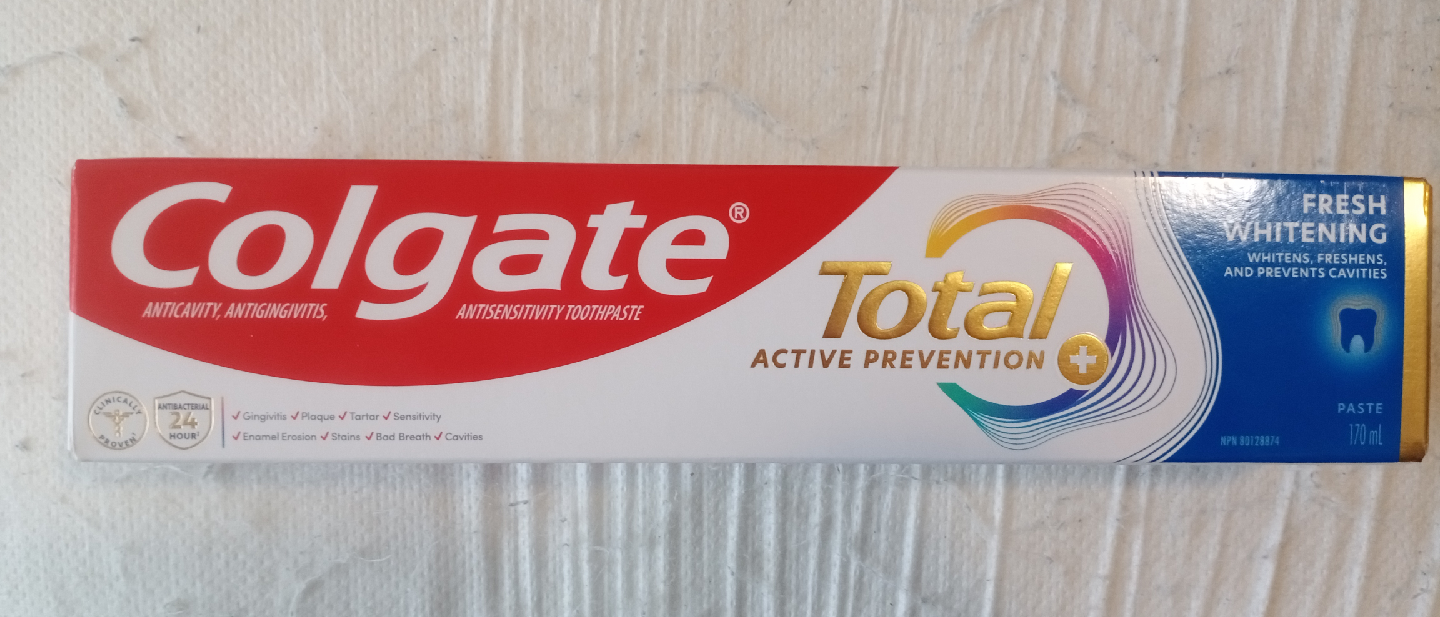Colgate Total Fresh Whitening Toothpaste - 170 ml