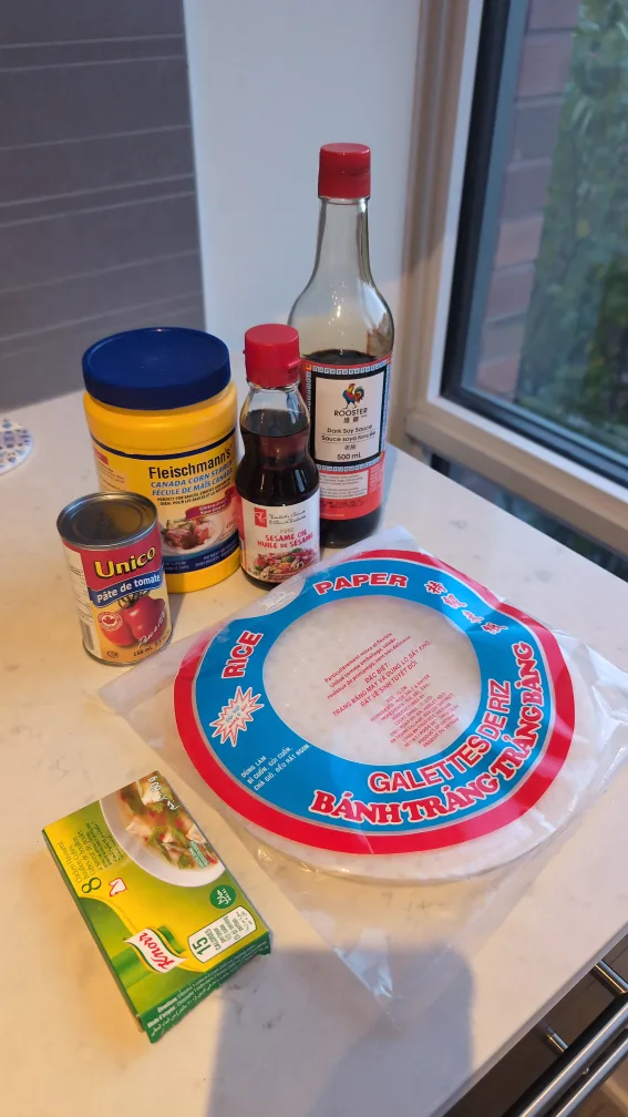 Rice Paper, Corn Starch, Soy Sauce & More