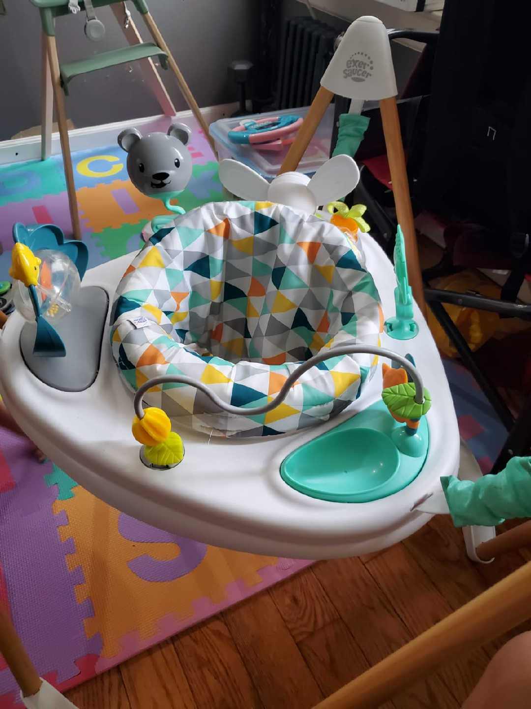 Evenflo ExerSaucer Jump and Learn Stationary Jumper