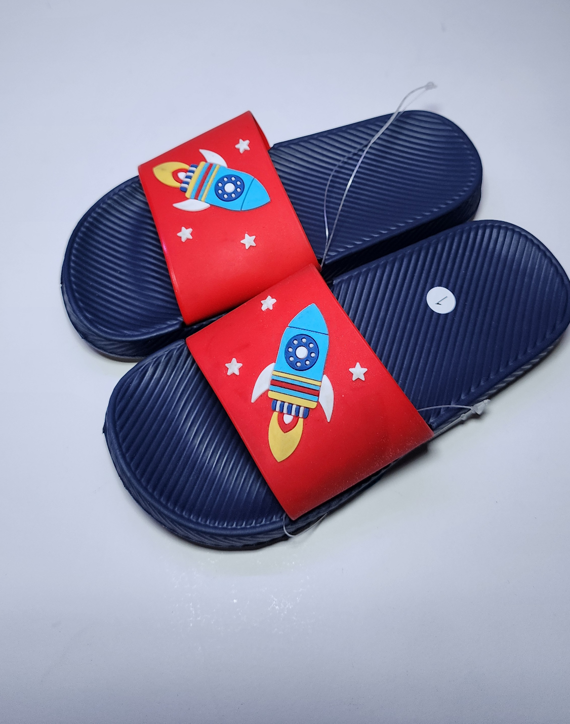 Kids Unisex Red Rocket Star Slide Size 1-big Kid(Eu 33 - photo 3