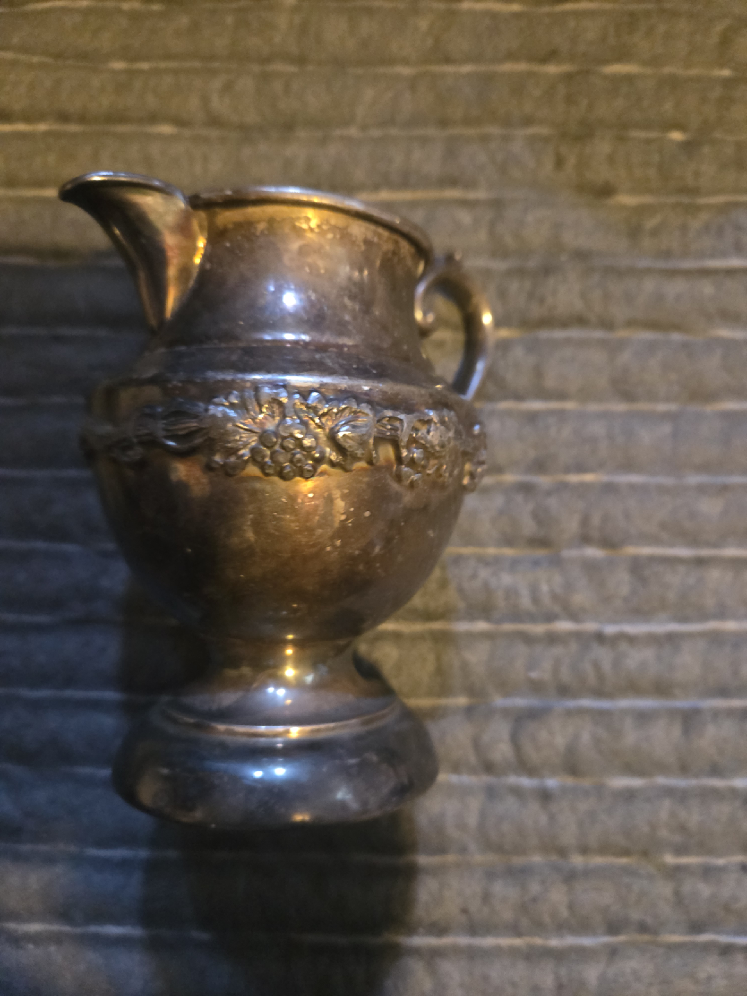 Vintage Silver Plated Creamer & Sugar Bowl Set