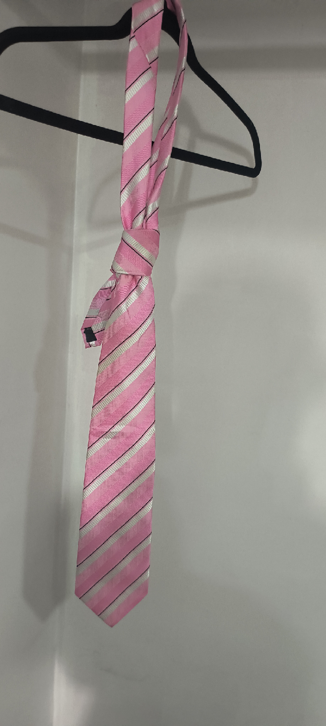 Pink Striped Tie - Harry Rosen