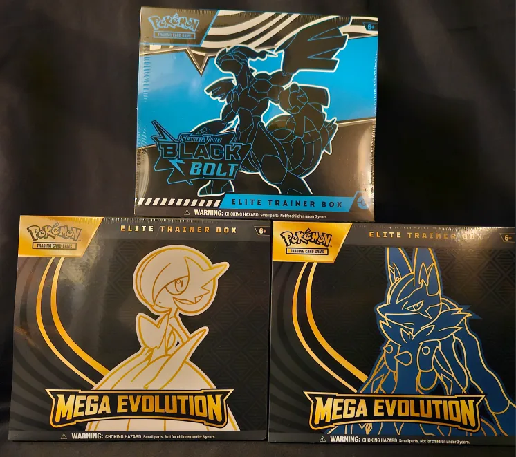 Pokemon TCG Elite Trainer Boxes and Booster Box