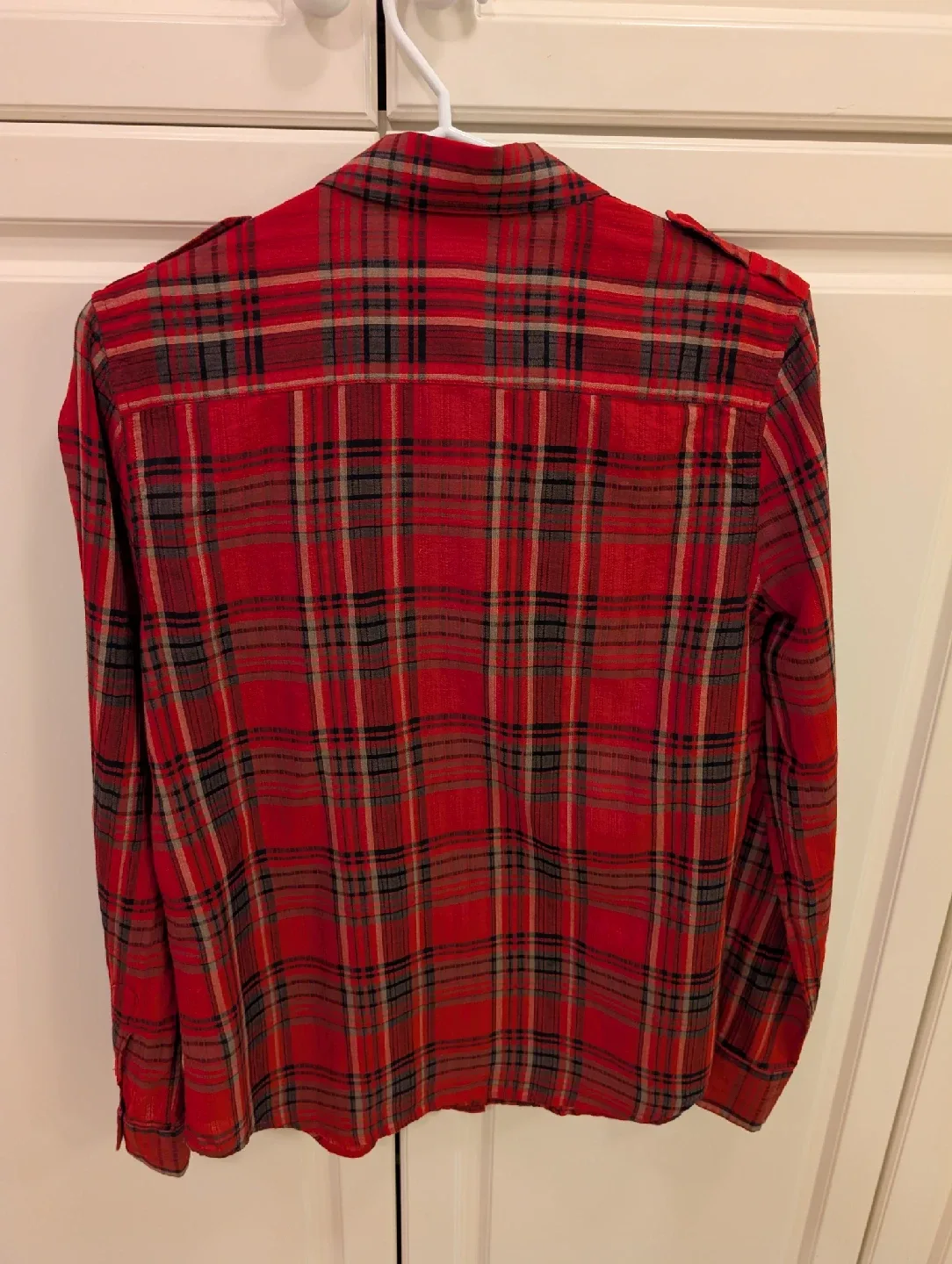 Ralph Lauren Red Plaid Button-Up - Size Small image indicator(2)