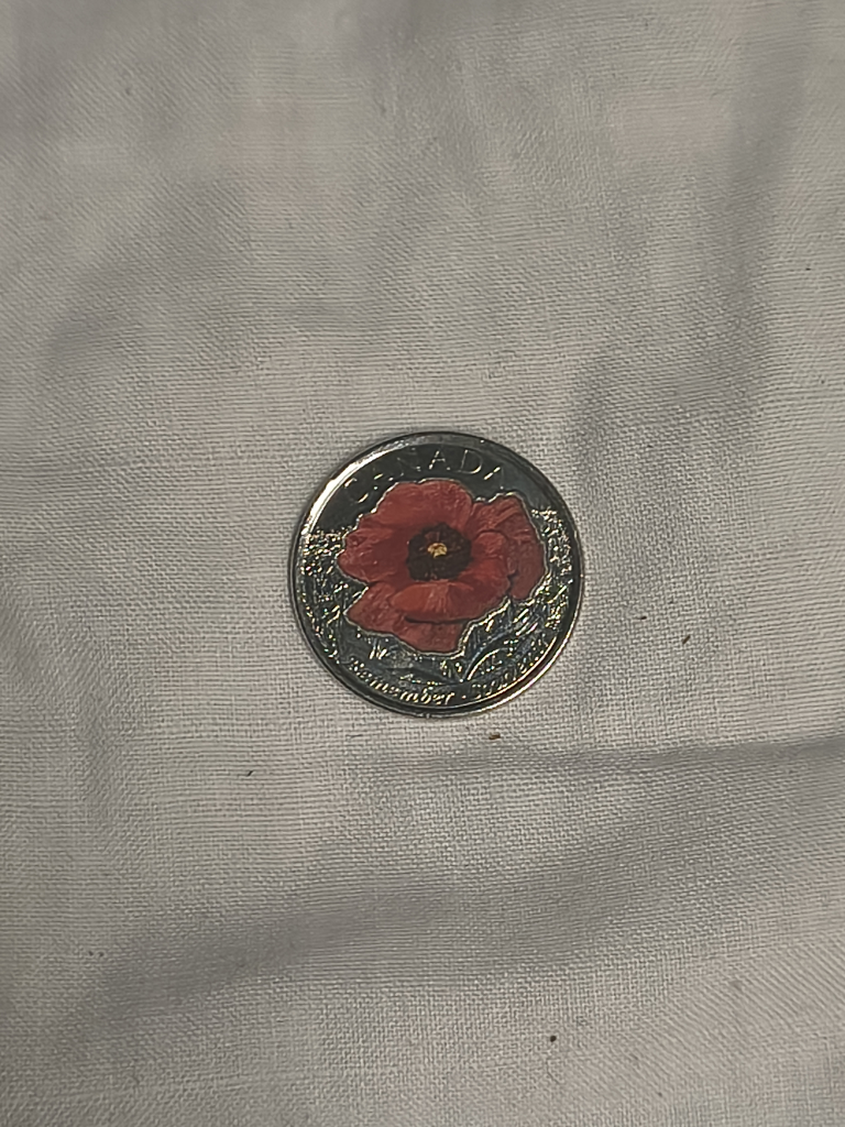 Canada 2015 Poppy Quarter