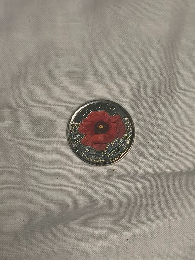 Canada 2015 Poppy Quarter thumbnail
