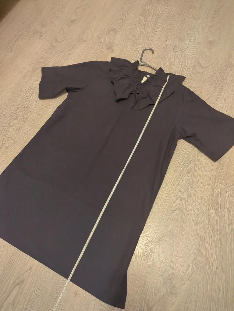 Marni Navy Ruffle Collar Dress image indicator(3)