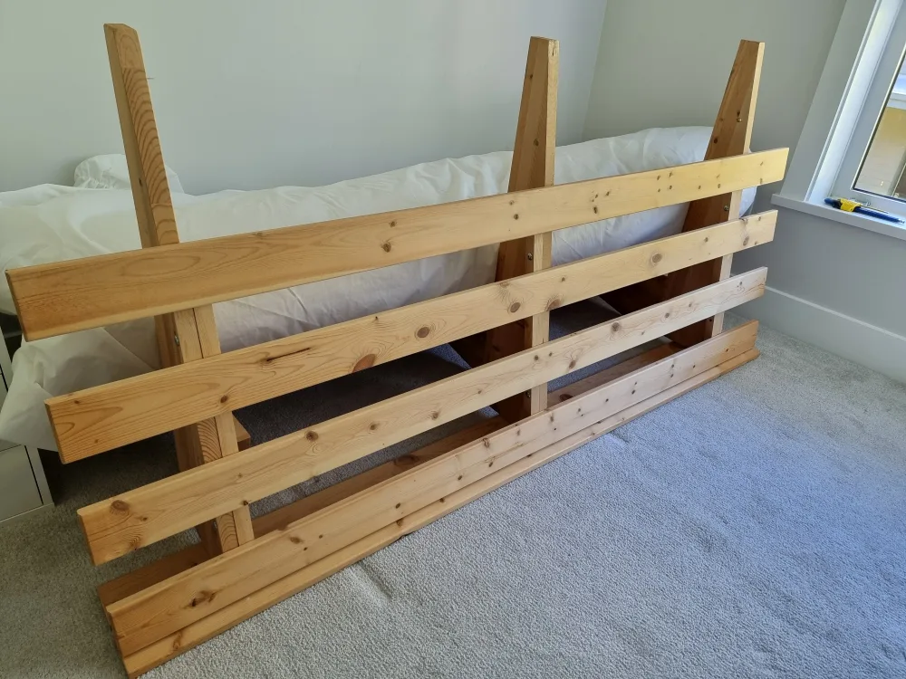 Collapsible Queen Size Futon / Sofa Bed with Mattress & Cover image indicator(4)