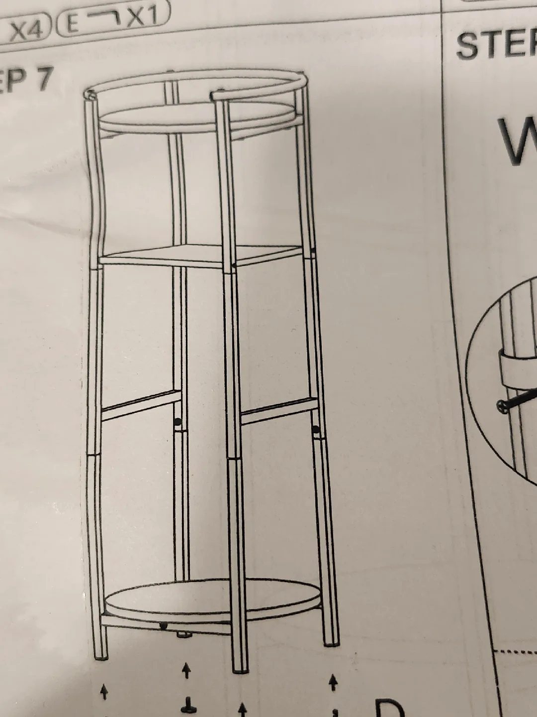 3-Tier Plant Stand Rack Holder - Brown image indicator(6)