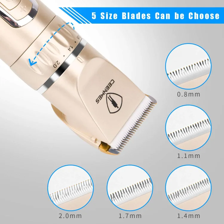 Ceenwes Hair Clippers 3-Speed Cordless Heavy Duty Clippers image indicator(2)