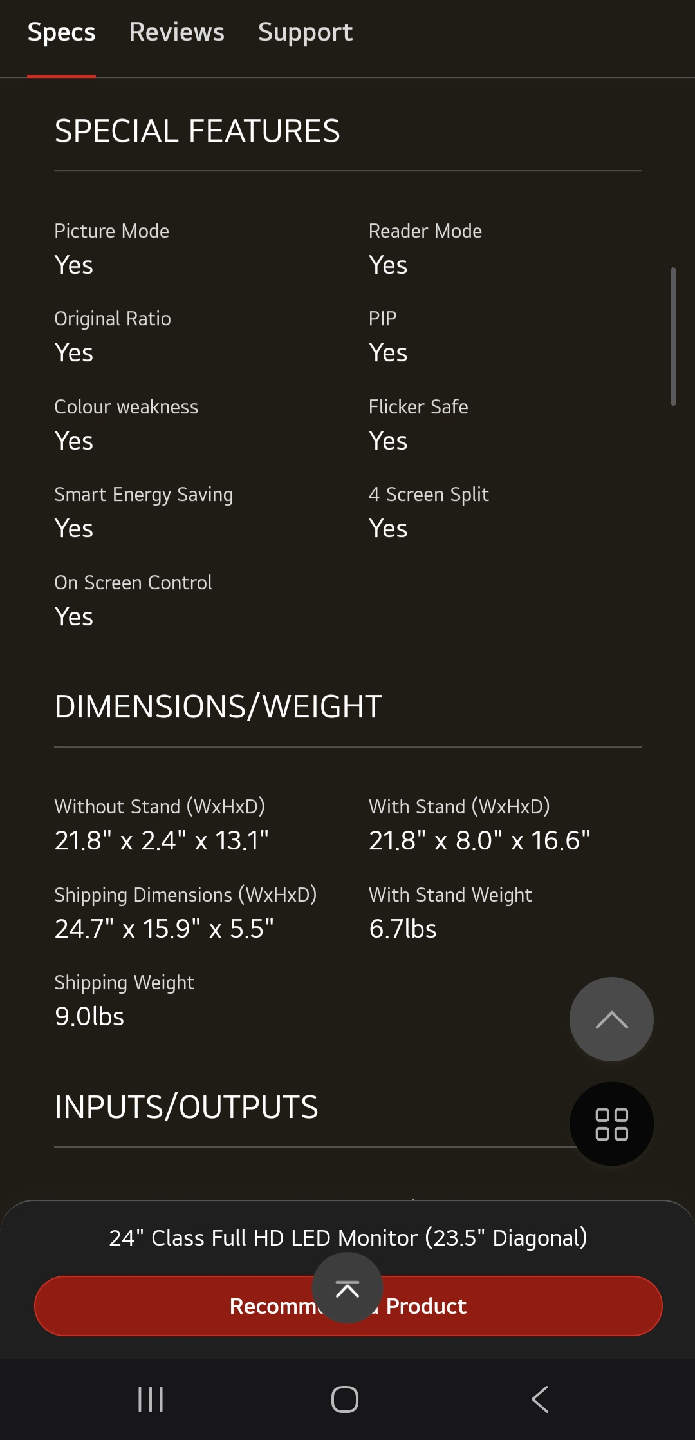 LG 24" Class Full HD LED Monitor - photo 3