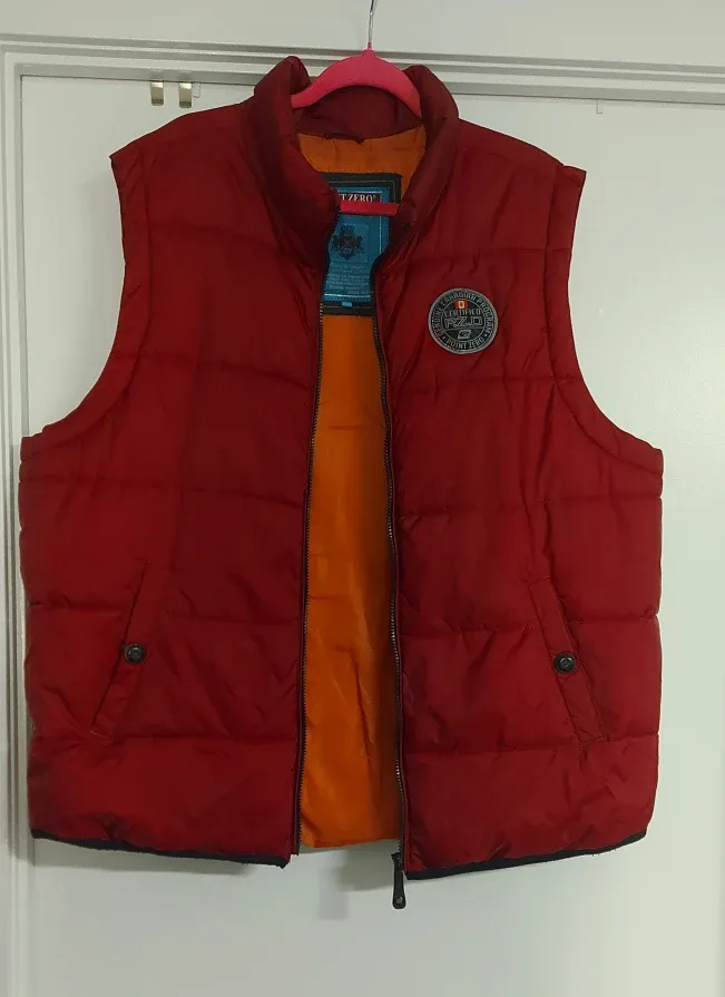 Point Zero Red Puffer Vest XL/TG thumbnail