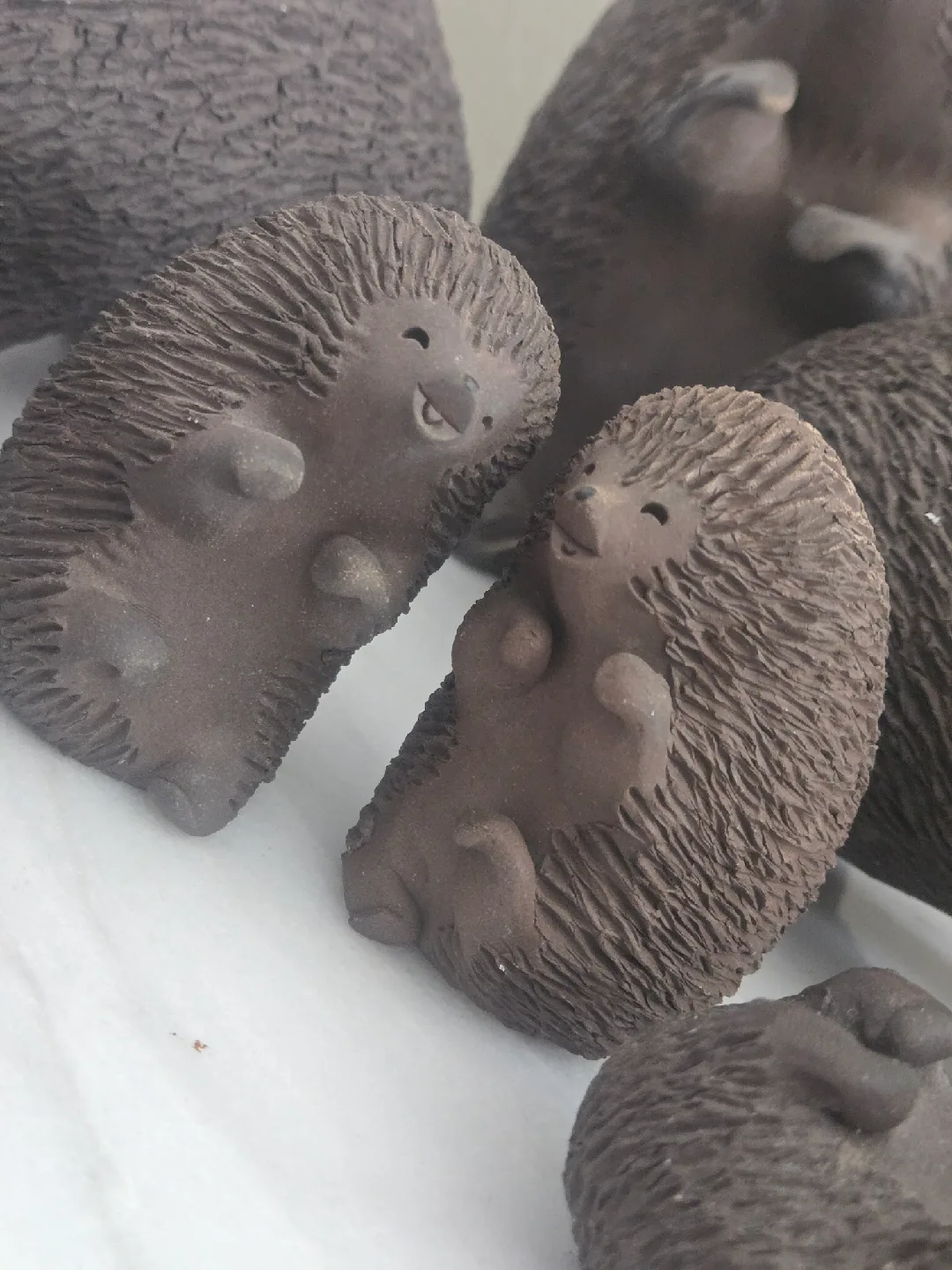 Hedgehog Figurine Set