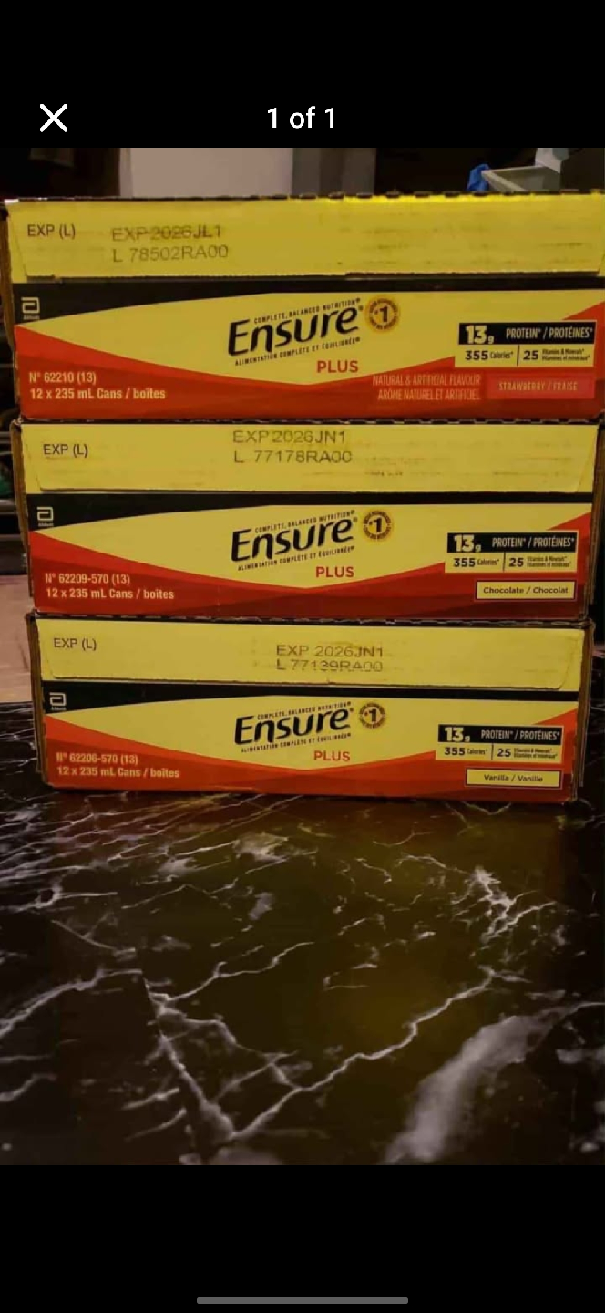 Ensure Plus Nutritional Drinks - Variety Pack