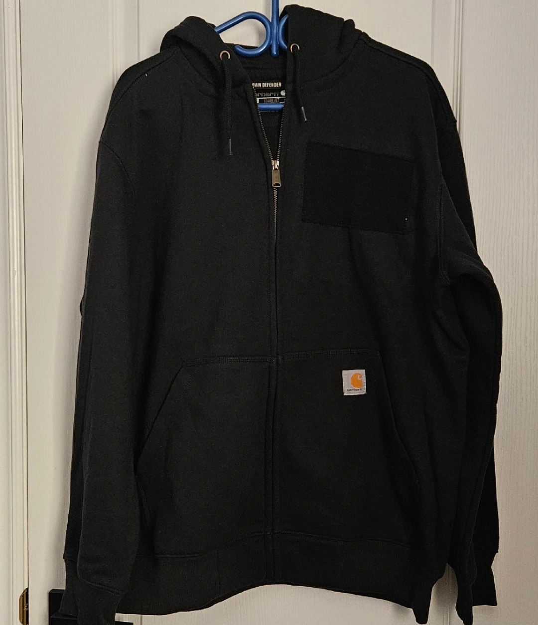 Carhartt Rain Defender Black Zip Hoodie Large - photo 4