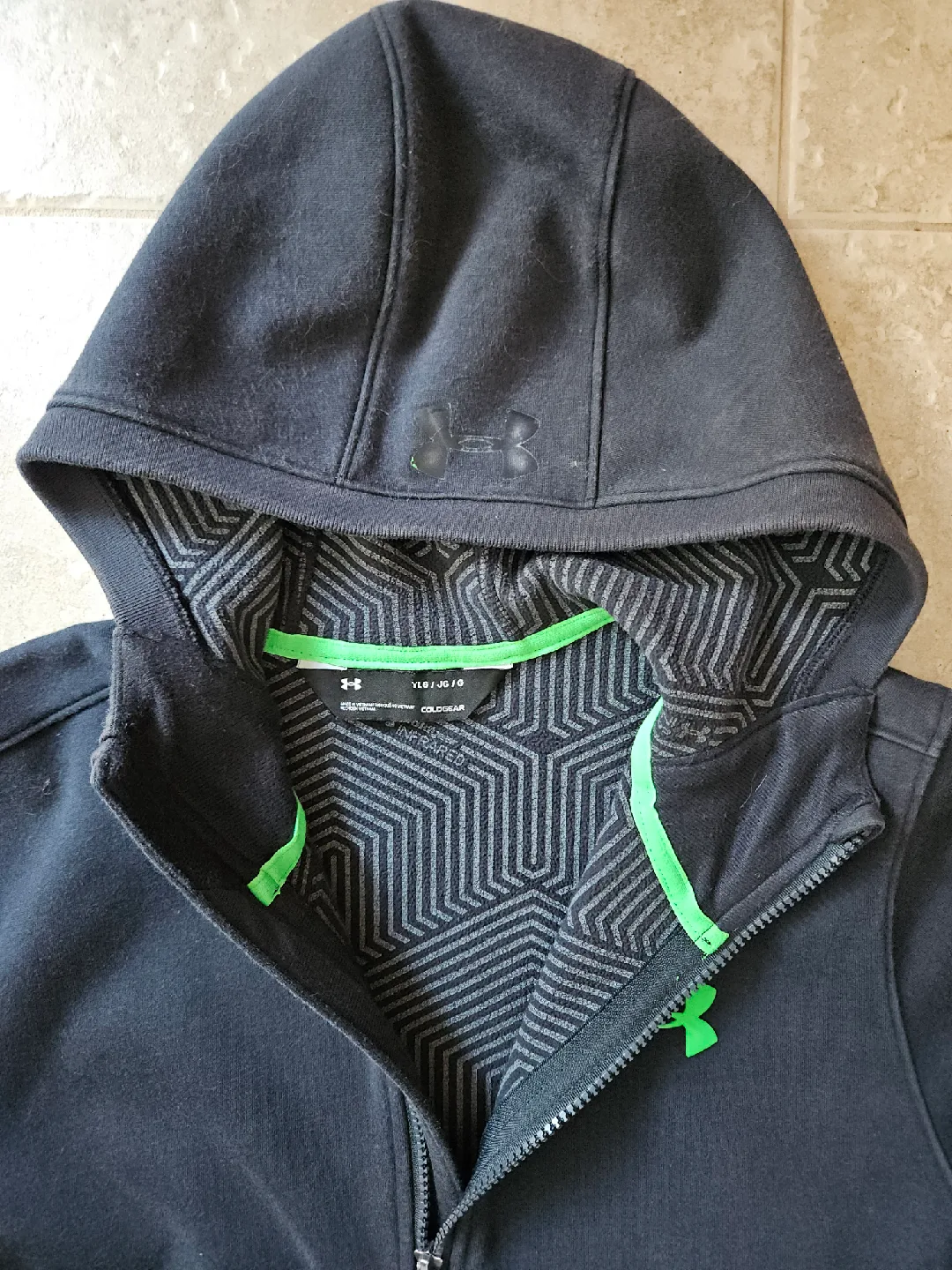 Youth Large Under Armour ColdGear Hoodie image indicator(4)