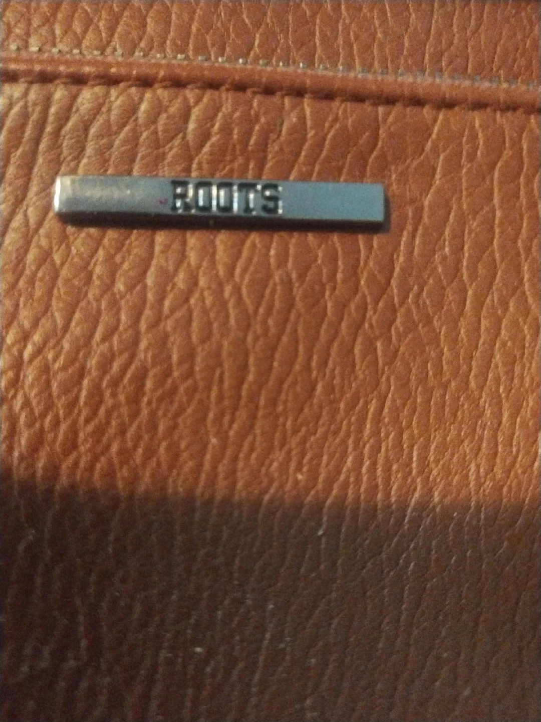 Roots Brown Leather Crossbody Bag image indicator(2)