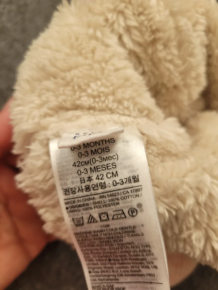 Gap Kids Pink Bear Hat 0-3 Months image indicator(4)