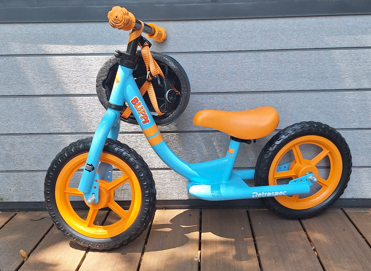 Retrospec Blipp Balance Bike - Blue & Orange - photo 2