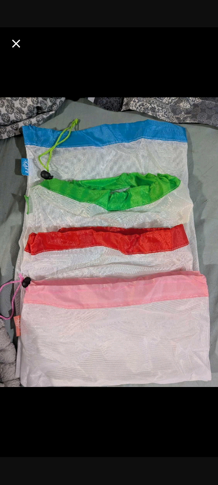 Reusable Mesh Produce Bags - Set of 4