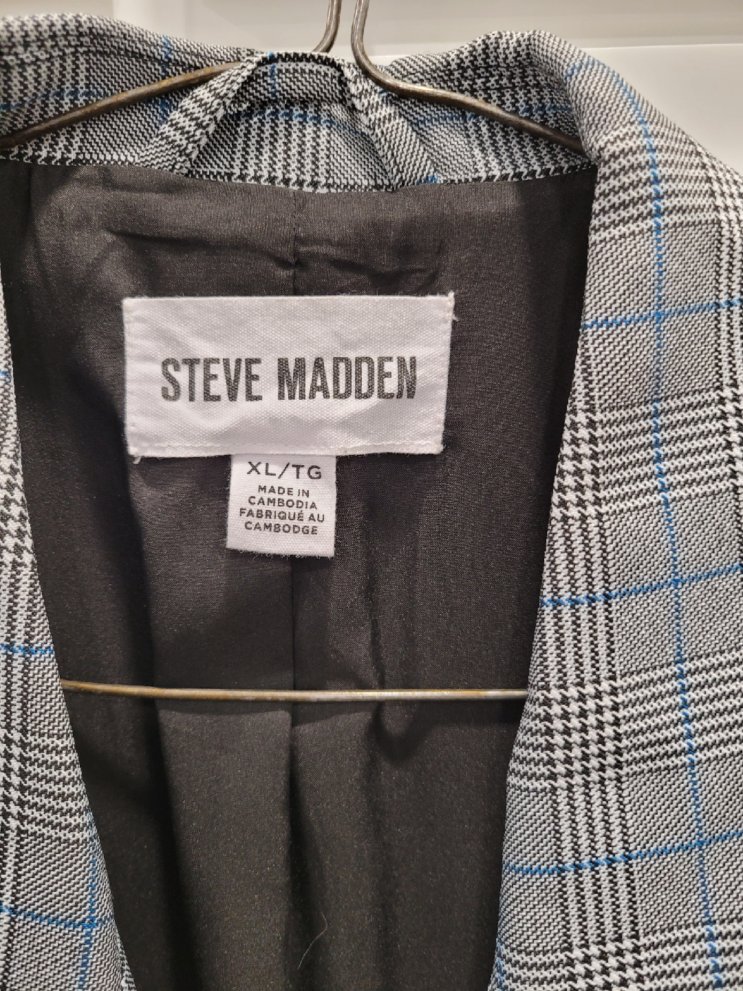 Steve Madden Plaid Blazer - XL - photo 2