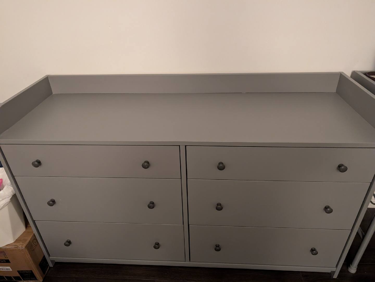 IKEA 6 Drawer Dresser Gray