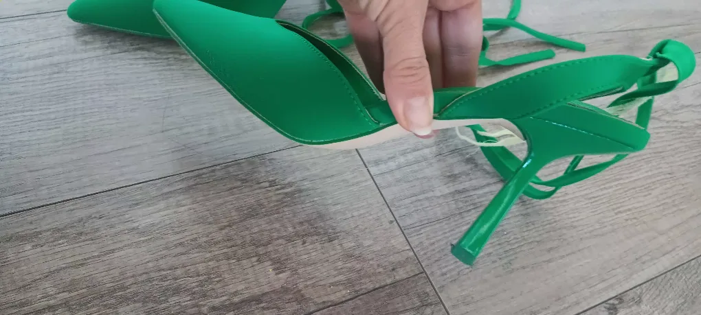 Mixx Shuz Green Heels image indicator(3)