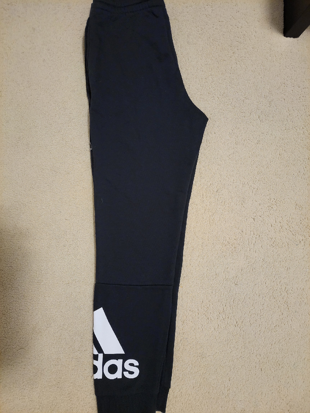 Adidas Black Jogger Pants - Size A/M