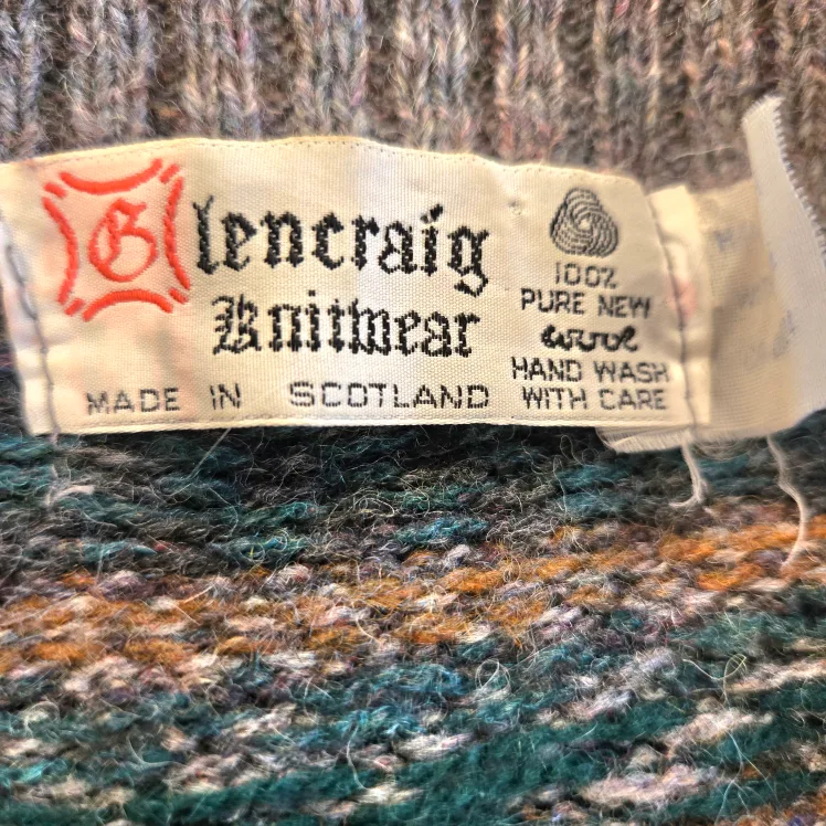 Vintage Blencraig Scotland Wool Men’s Sweater image indicator(3)