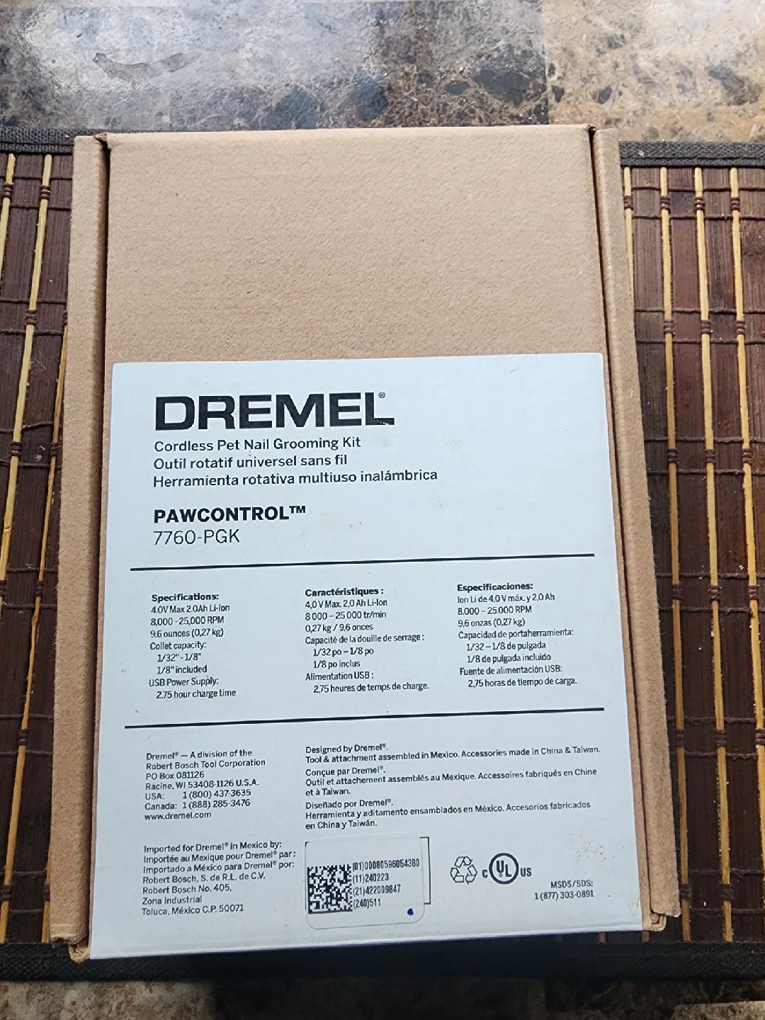 Dremel PawControl 7760-PGK Cordless Pet Nail Grooming Kit image indicator(2)