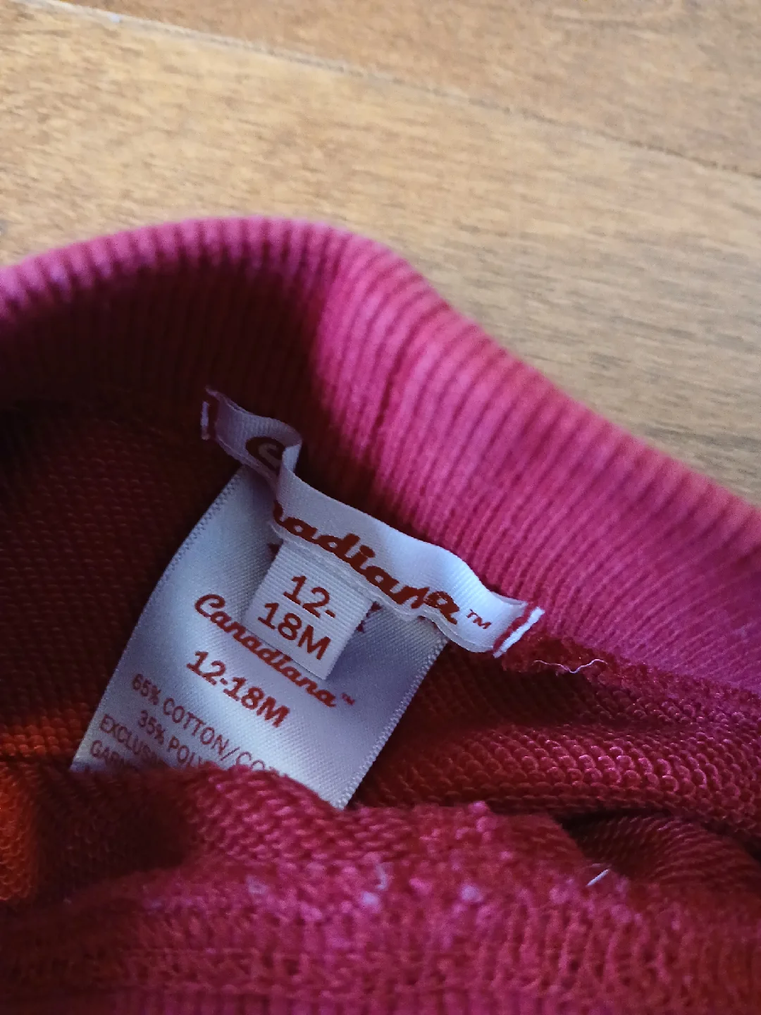 Canadiana Baby Pants 12-18M image indicator(2)