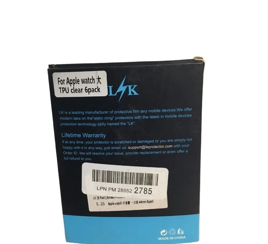 New Plastic Screen Protector 6 Pack for Apple Watch 44mm image indicator(2)