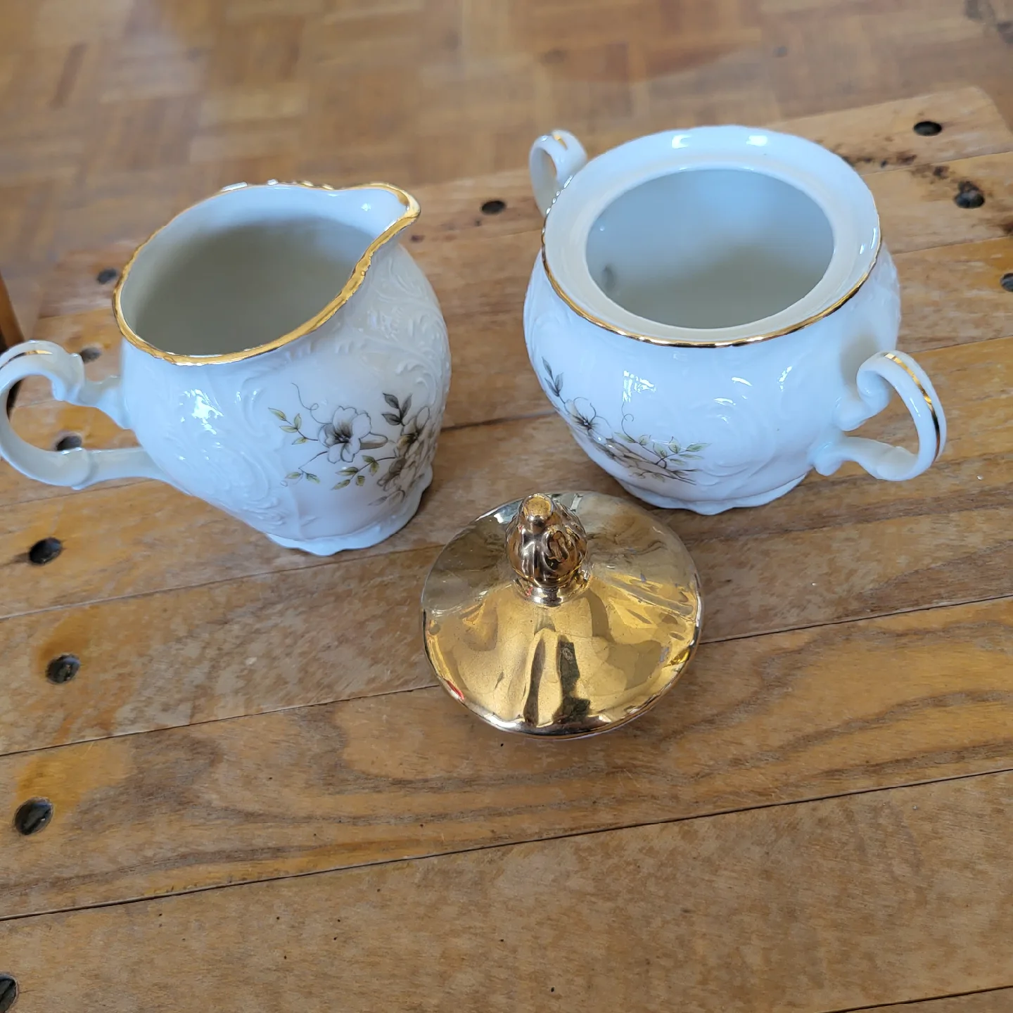 Bernadotte Blossom Creamer & Sugar Bowl Set thumbnail