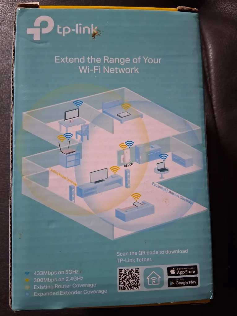 TP-Link AC750 WiFi Range Extender RE200 image indicator(3)