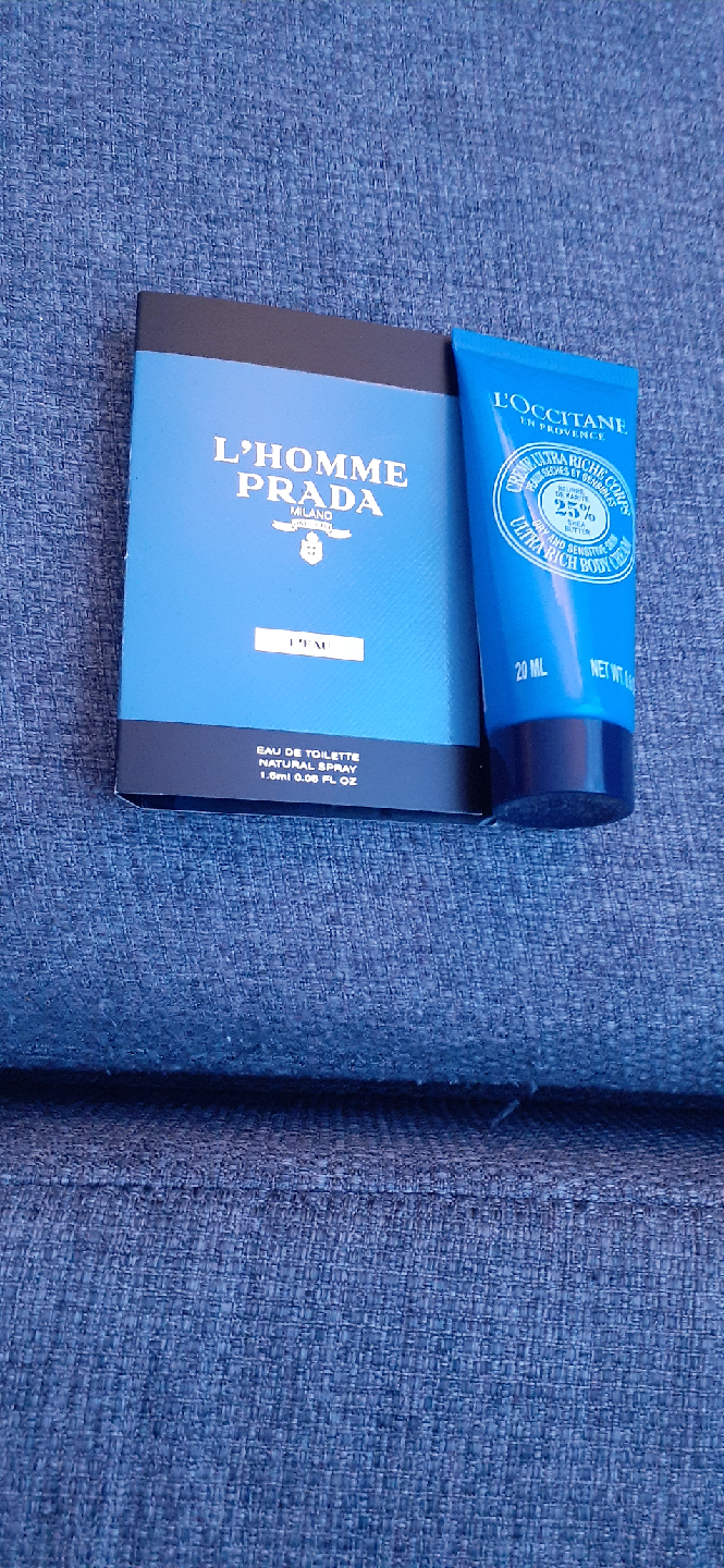 Prada L'Homme Eau de Toilette & L'Occitane Body Cream