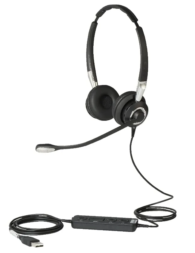 Jabra BIZ 2400 II On-Ear Noise Cancelling Headset with Mic image indicator(2)