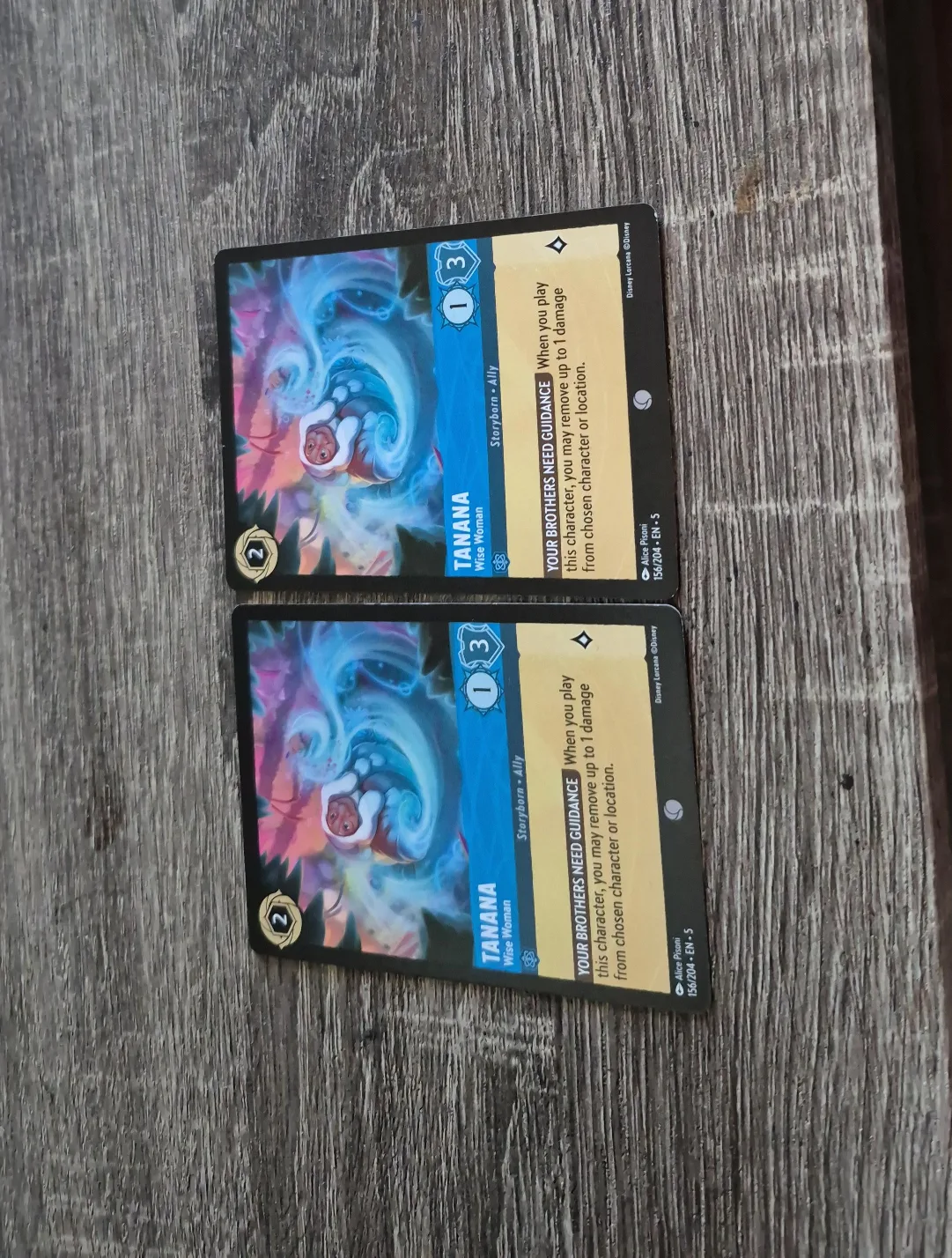 Disney Lorcana Rutt & Tanana Cards thumbnail