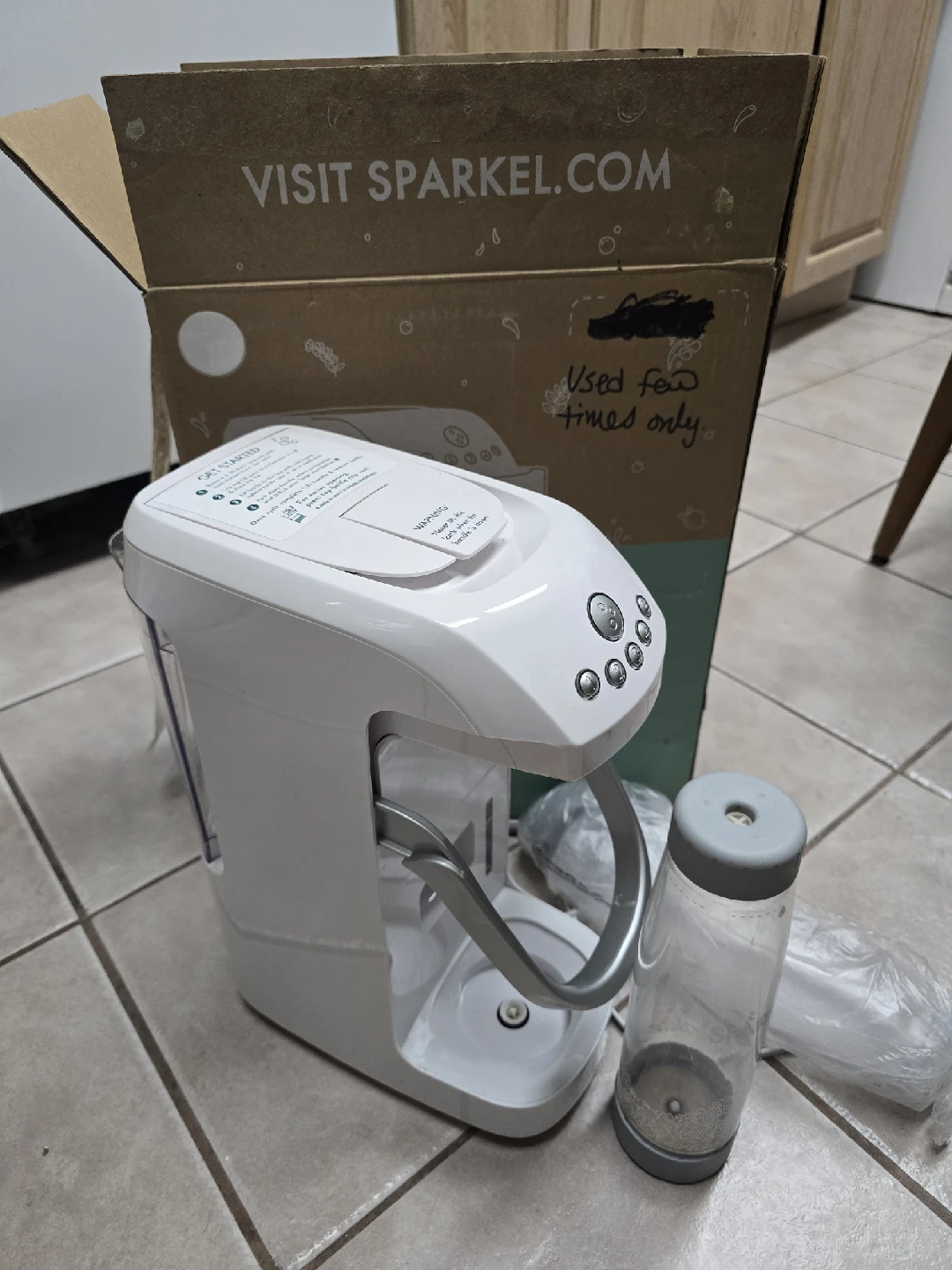 Sparkel Beverage System - Soda Machine used twice