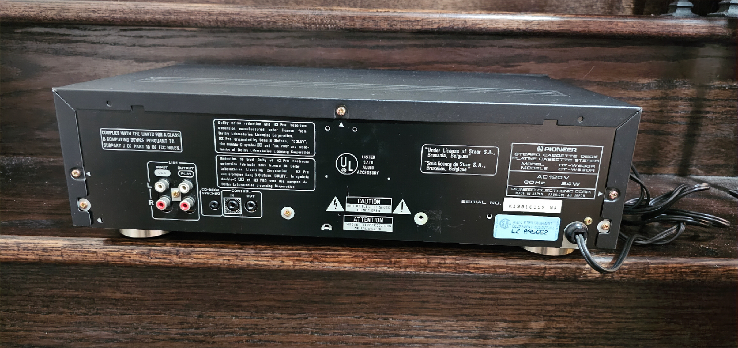 🥕Pioneer CT-W630R Stereo Double Cassette Deck - photo 2