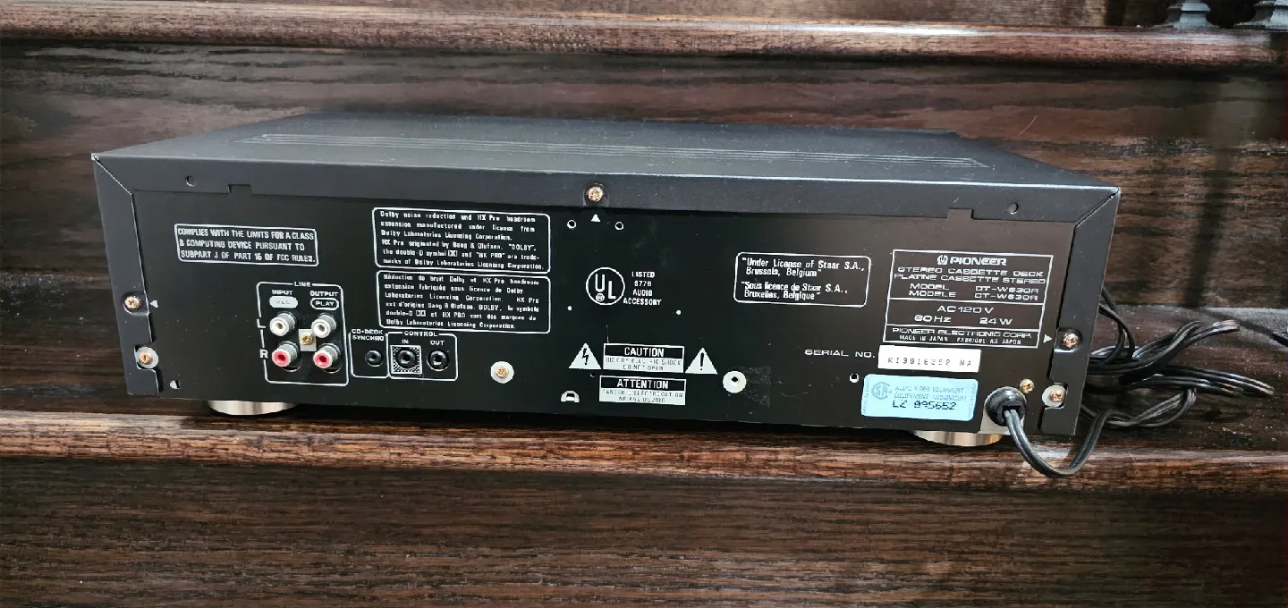 🥕Pioneer CT-W630R Stereo Double Cassette Deck image indicator(2)