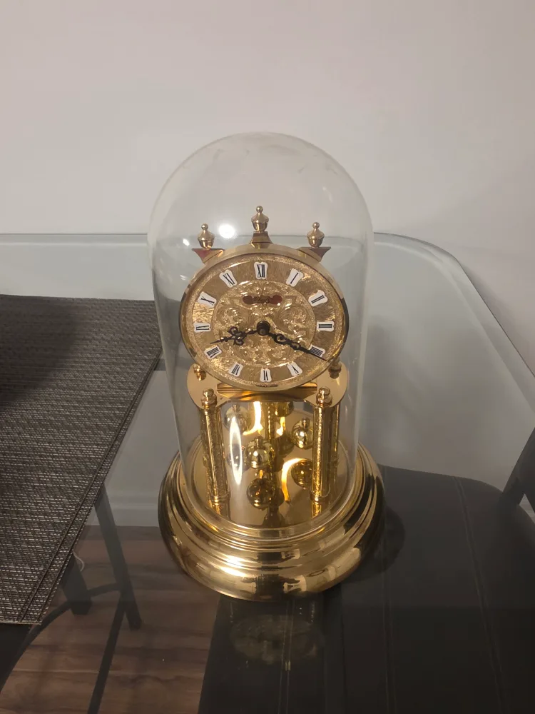 Kieninger Anniversary Clock with Glass Dome image indicator(2)