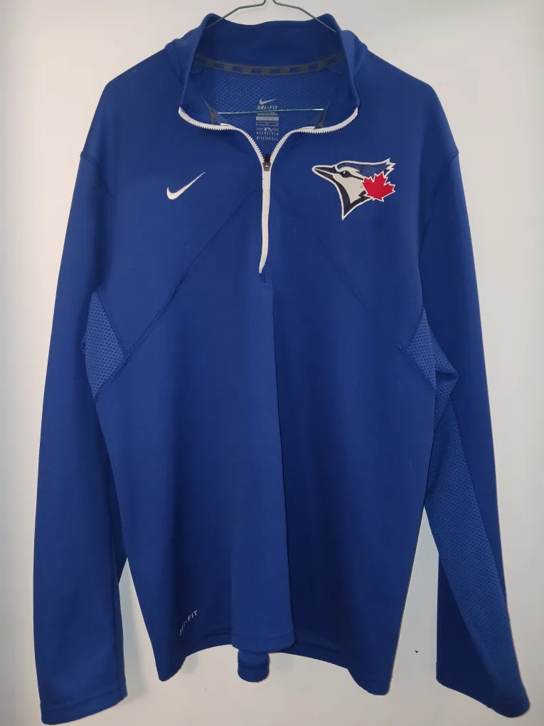 Nike Toronto Blue Jays Dri-FIT Pullover - Blue thumbnail