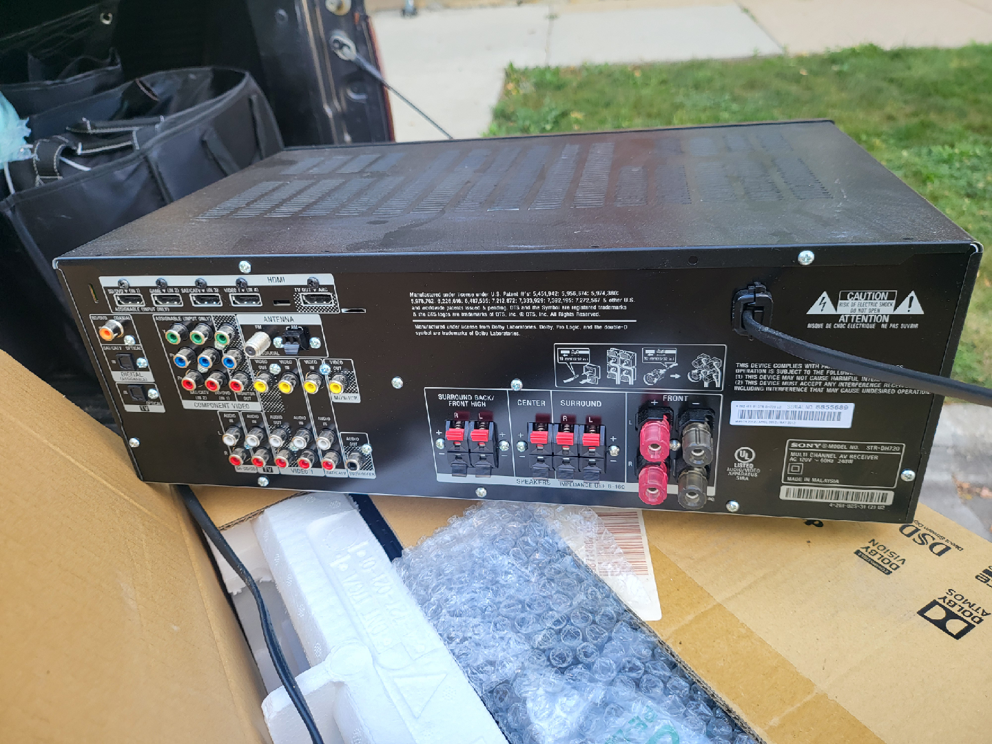 (1) Sony STR-DH790 7.2 Channel AV Receiver - Like New! - photo 3