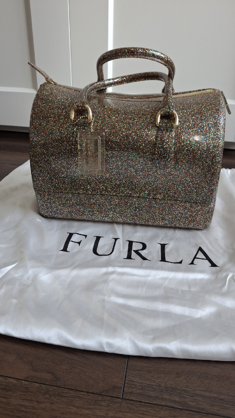 Furla Candy Bag Glitter Dome Satchel - photo 3